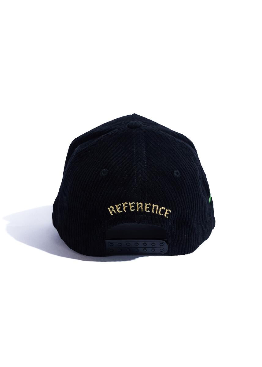 Paradise LA Corduroy Hat Black