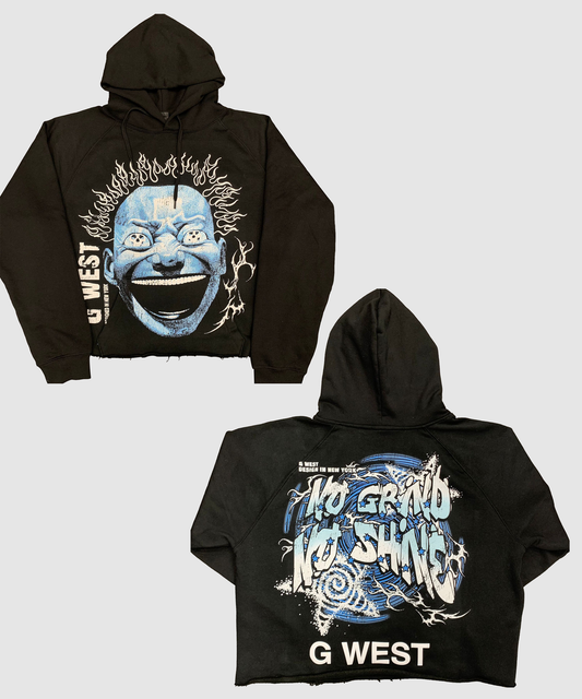 Electrical Einstein Double Hit Crop Hoodie