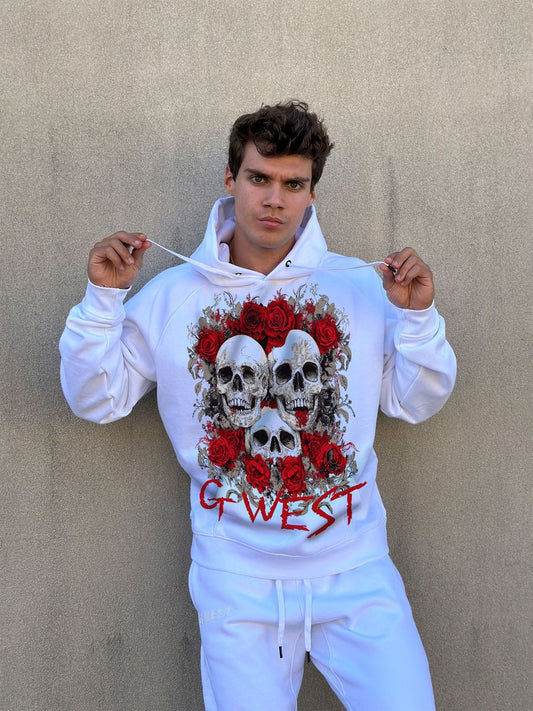 Roses And Bones Hoodie