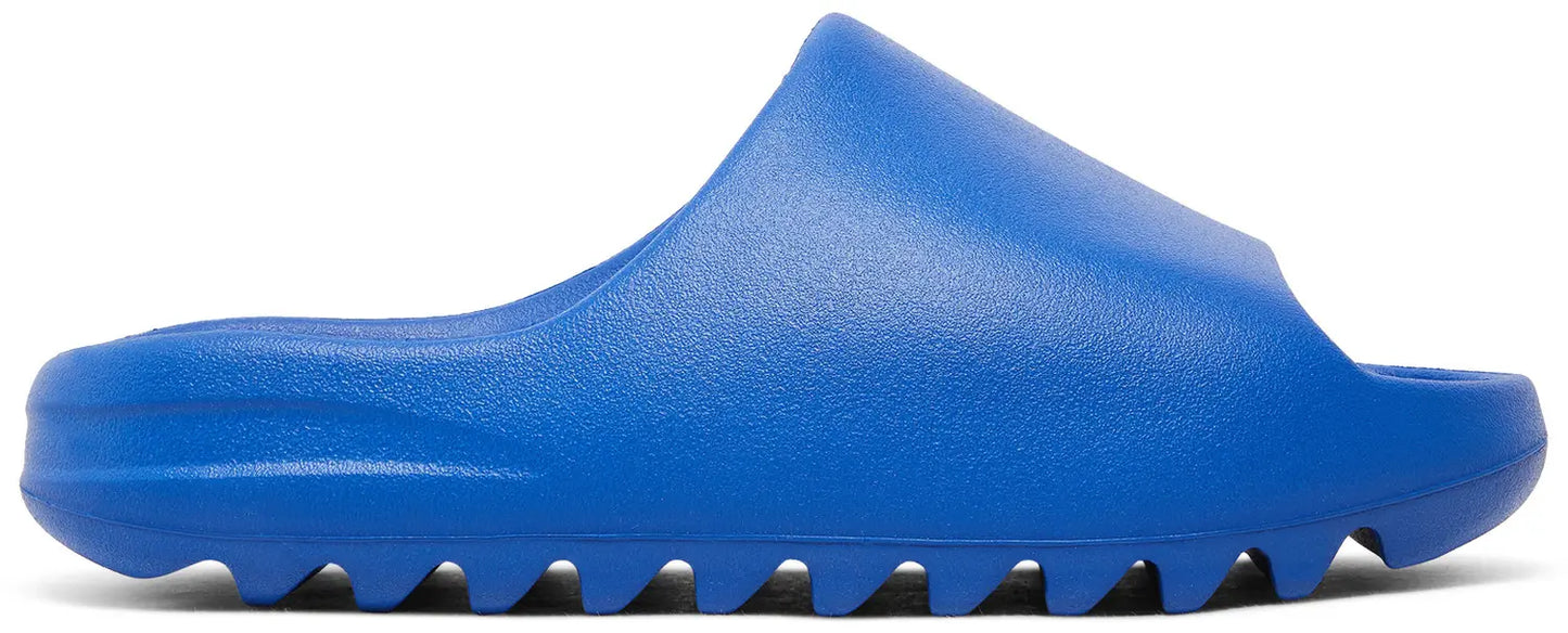 Blue yeezy slide