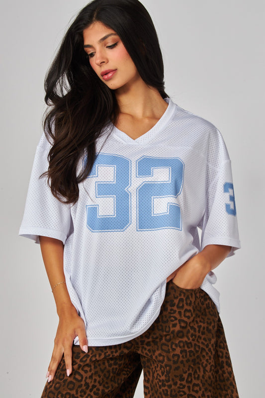Oversized Mesh jersey