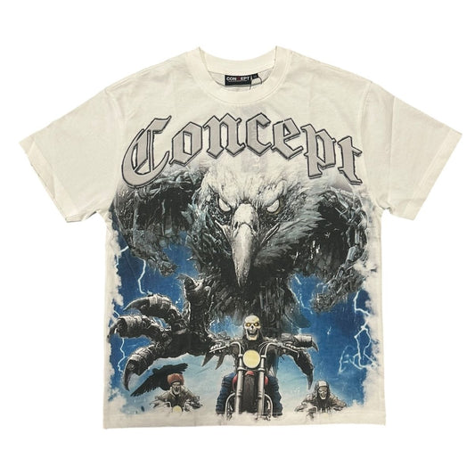 Concept BLACKHAWK white tee