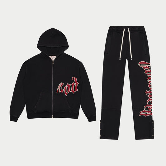GodSpeed Black & Red Sweatsuit