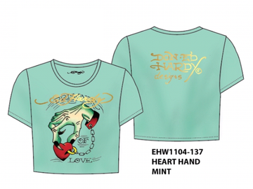ED HARDY HEART HAND BABY TEE