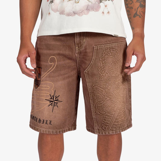Sugarhill Prince Embossed Jorts