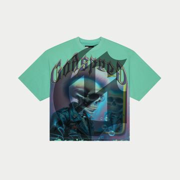 Godspeed Man in the Mirror Teal