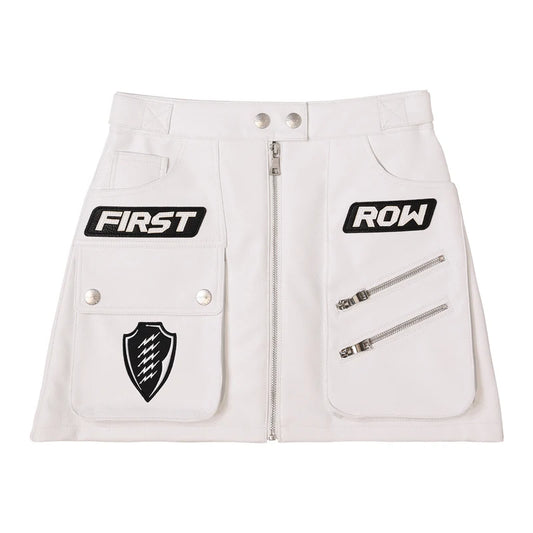 First Row White Skirt