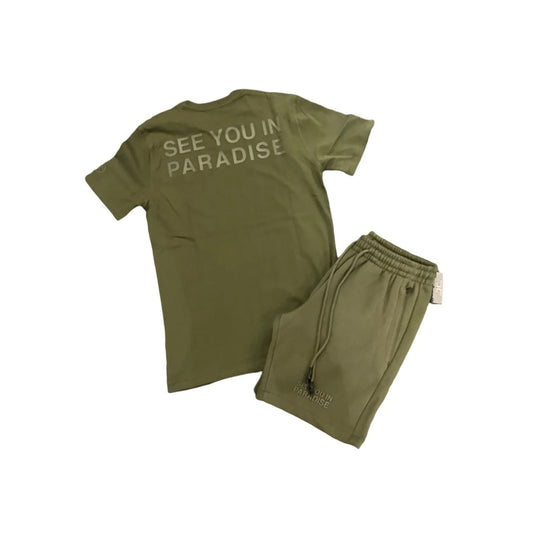 Jordan Craig Olive Green Shorts