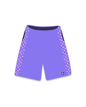 Red Letters Stoned Sweat Shorts - Lilac Washed