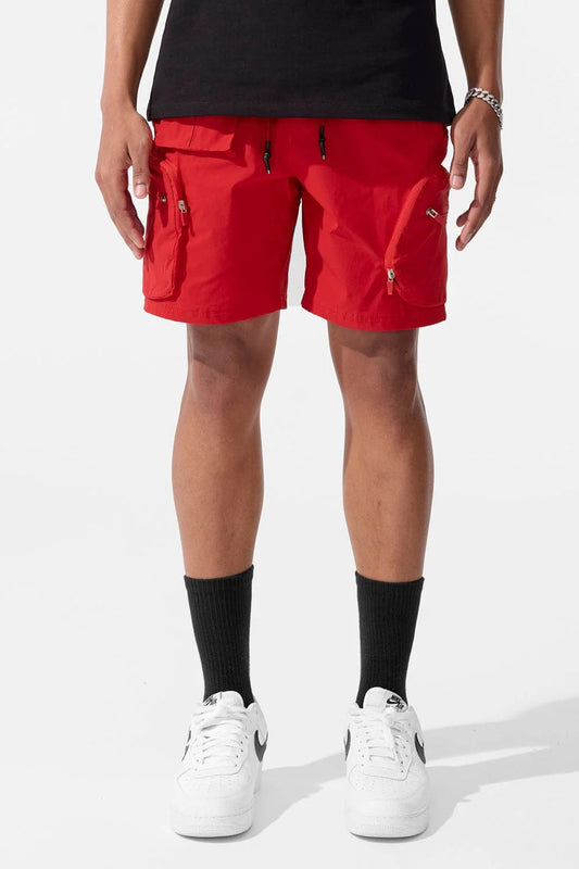 Jordan Craig Red Cargo Shorts