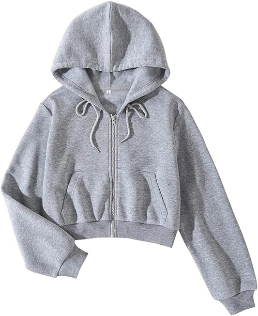 Women's Fleece Crop  Jacket