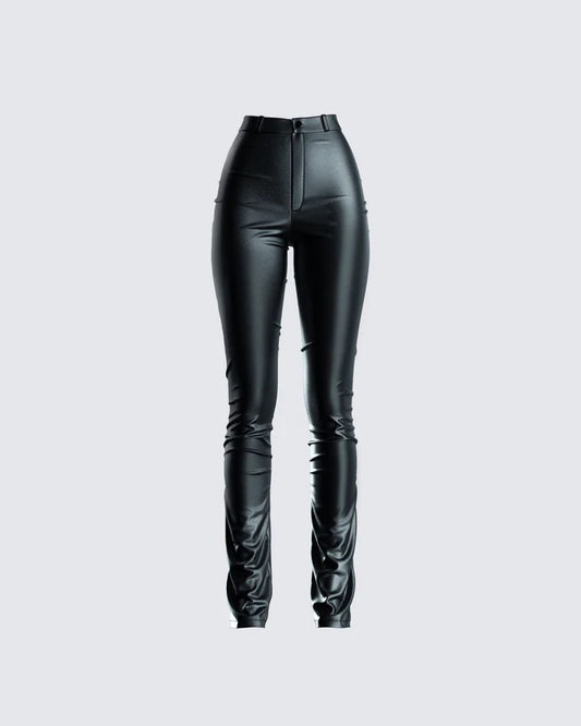 Black Leather Pants