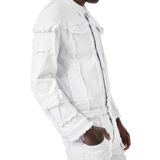 White Jean Jacket