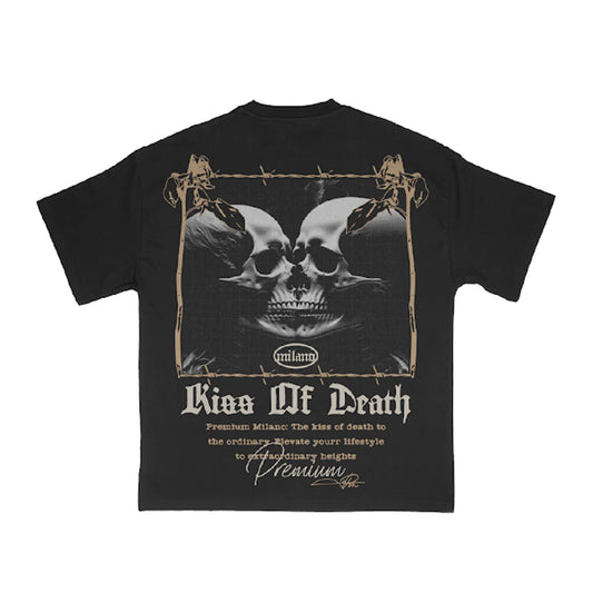 Premium Milano Black Skull T shirt