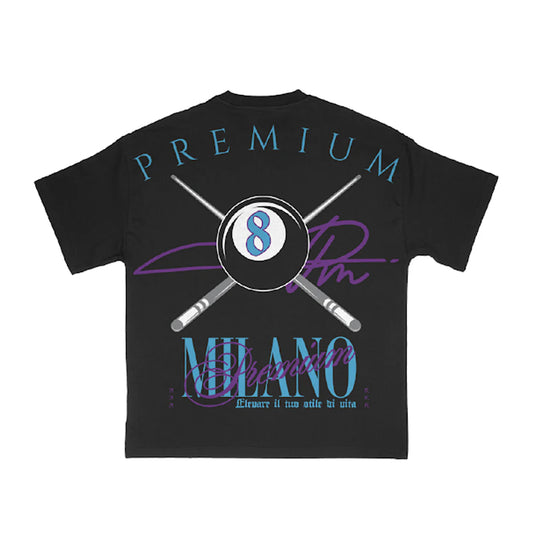Premium Milano Black Pool T shirt