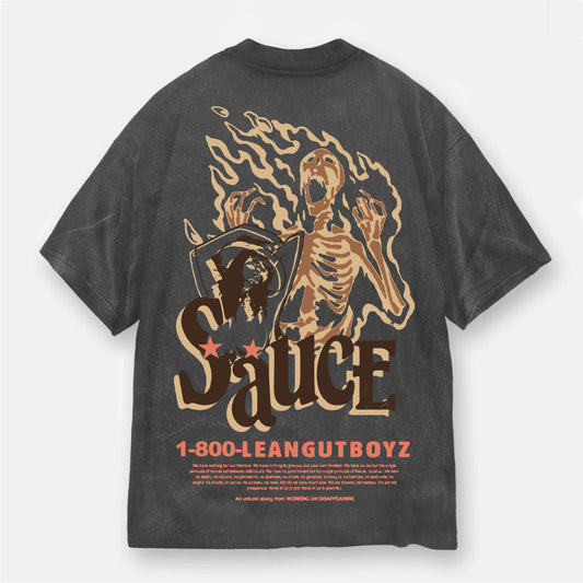 Sugarhill Vintage Black Sauce T Shirt