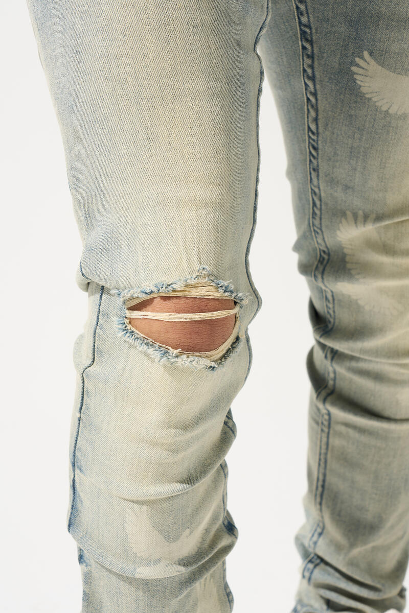 Serenede Blue Peace Jeans