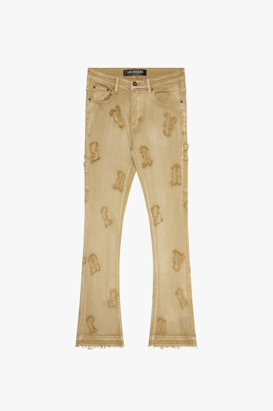 Valabasas Loomis Khaki Stacked Jeans