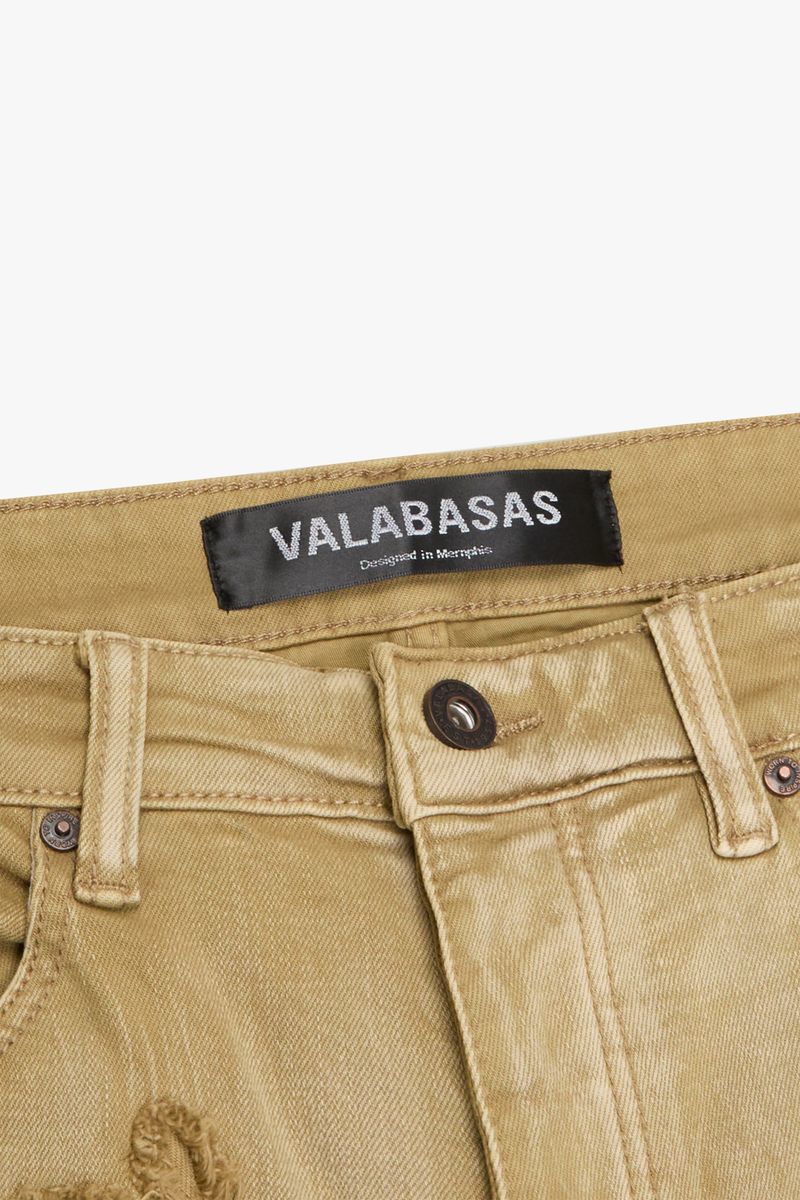 Valabasas Loomis Khaki Stacked Jeans