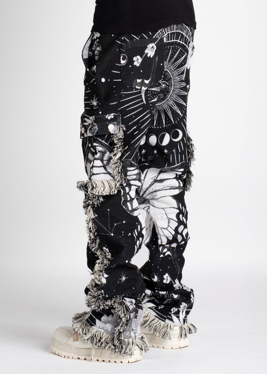 Guapi Obsidian Black Tapestry Pant