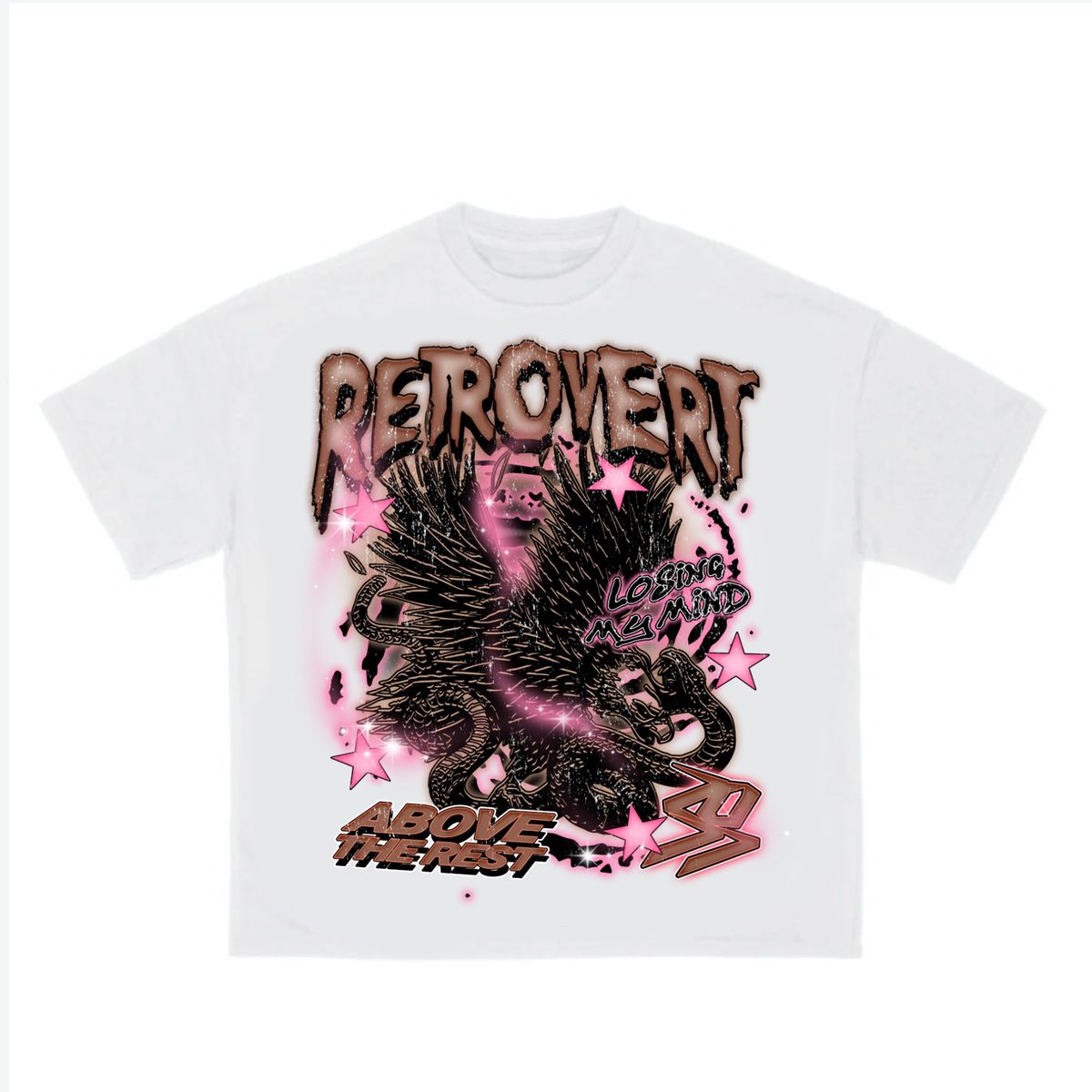 Retrovert Star Eagle T Shirt