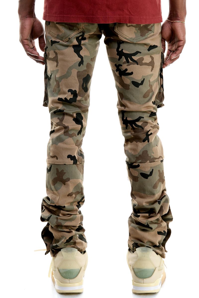 Snap KDNK cargo camo pants