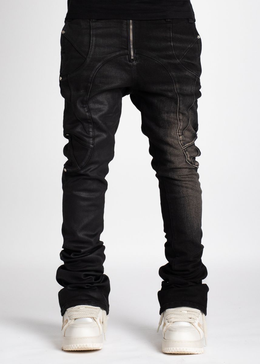 Guapi Wax Split Denim Jeans