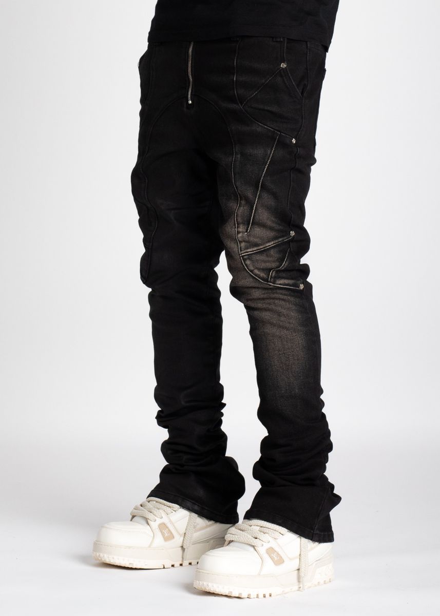 Guapi Wax Split Denim Jeans