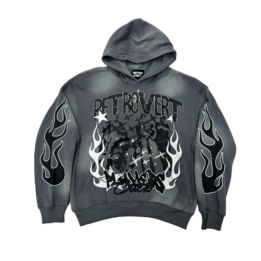 Retrovert Grey Hoodie