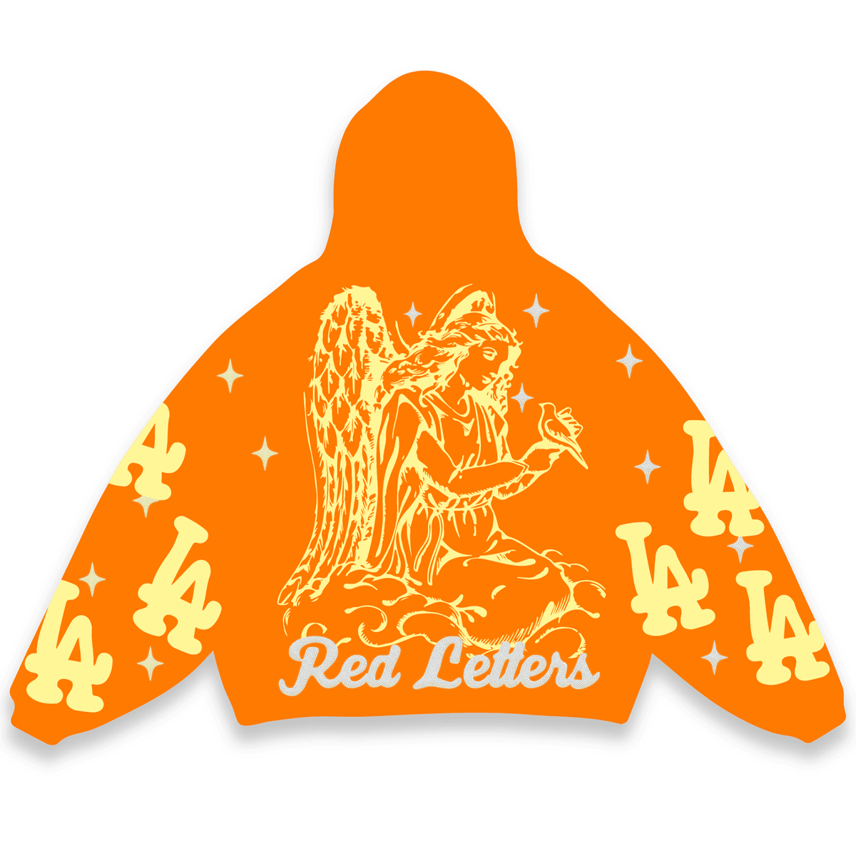 Not LA Red Letters Hoodie