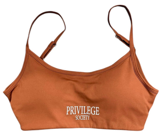 Women's Active Top Brown