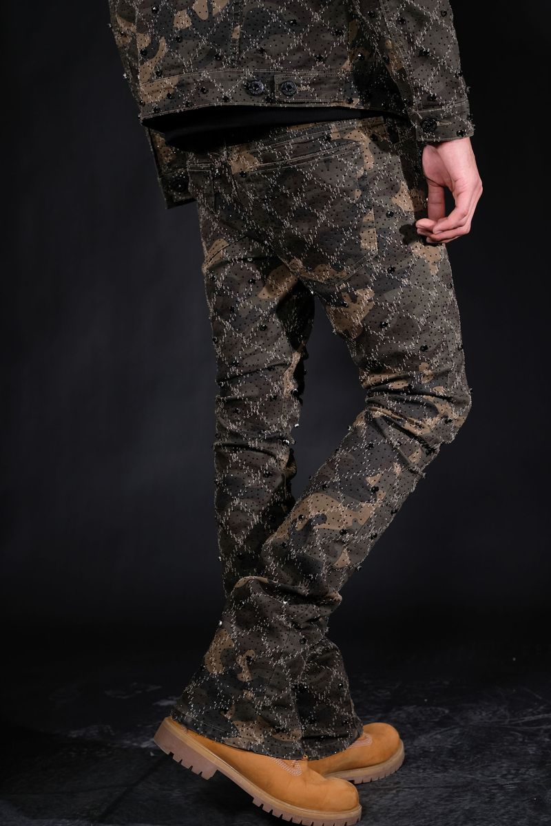 Vicious Embellished Denim Jeans