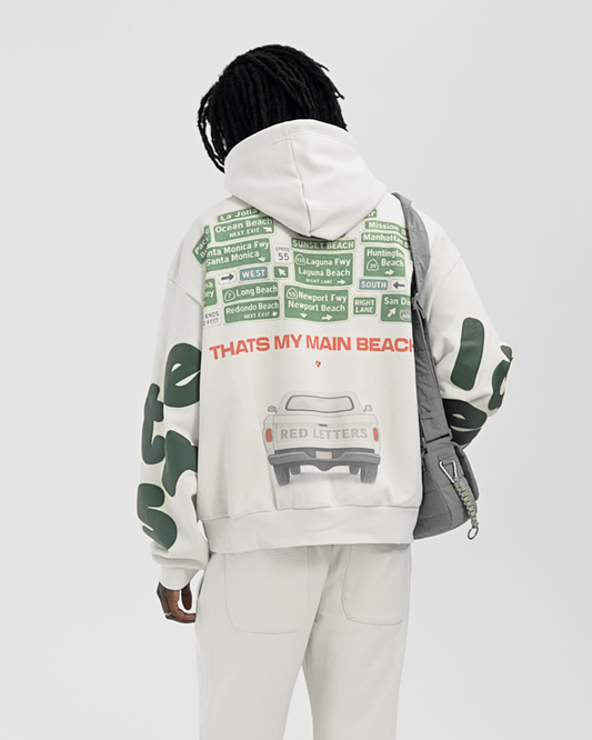 Red Letters Main Beach Hoodie