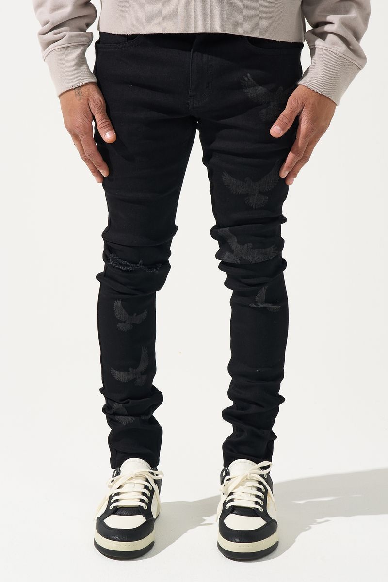 Serenede Black Peace Jeans