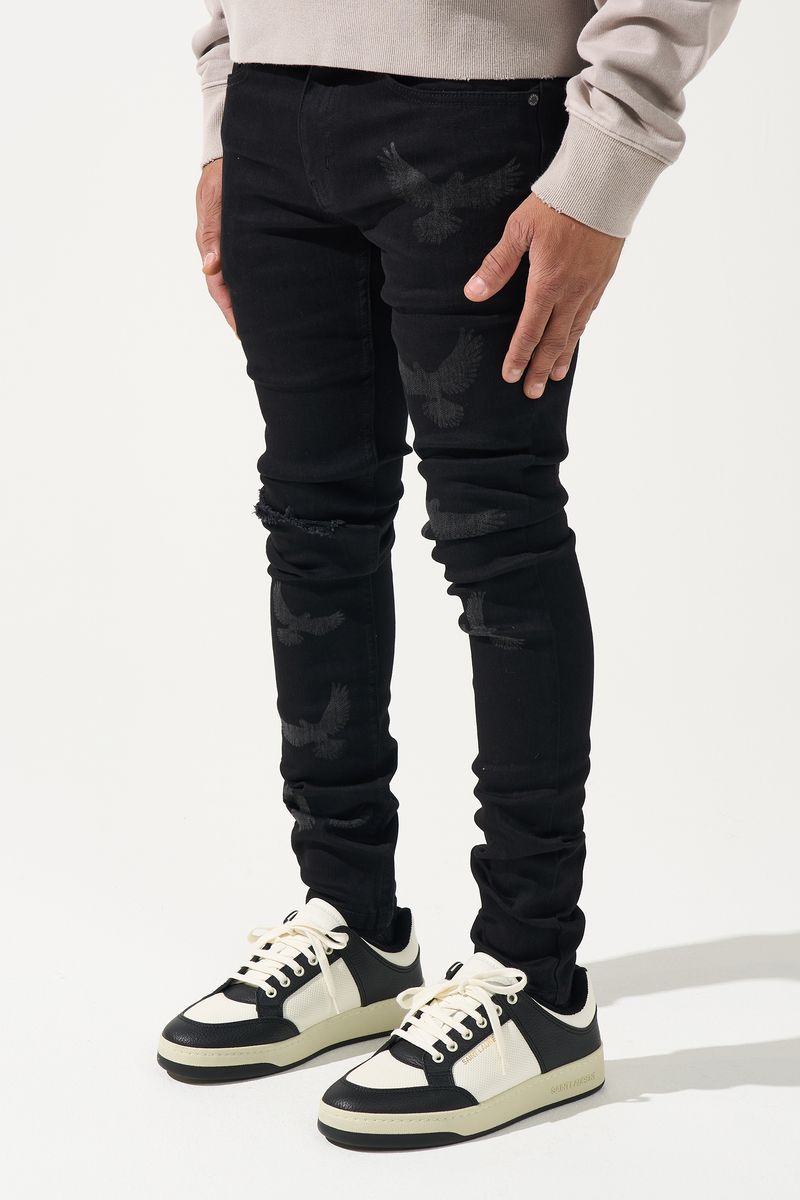 Serenede Black Peace Jeans