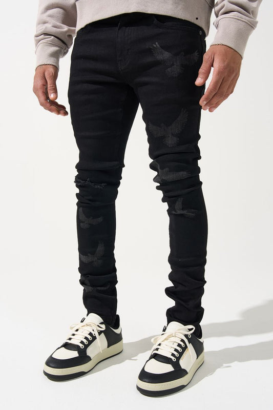 Serenede Black Peace Jeans