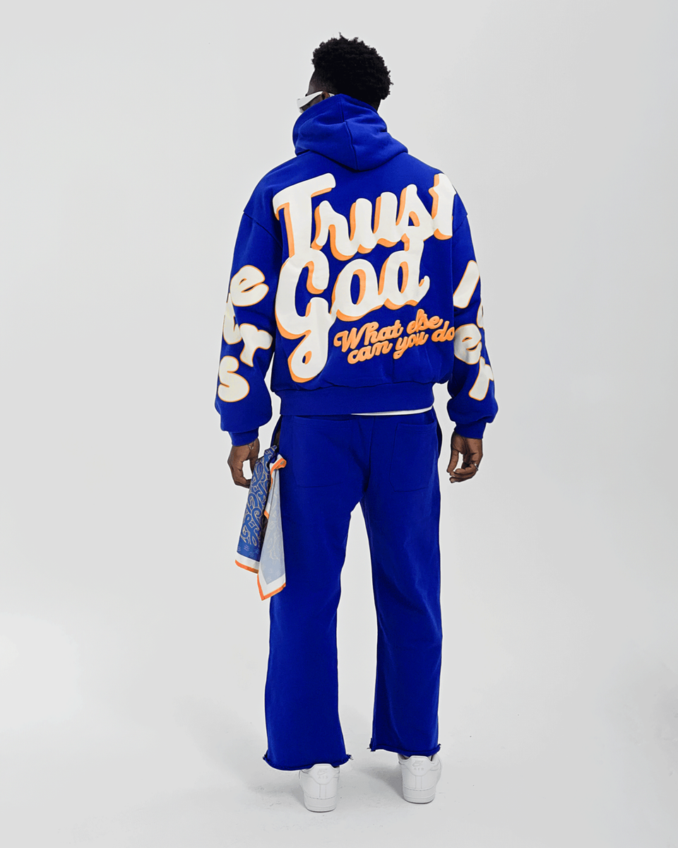 Red Letters Trust God Hoodie