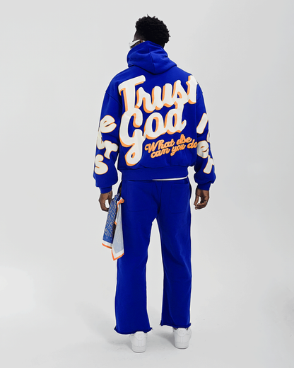Red Letters Trust God Hoodie