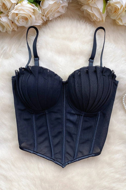 ARIEL MESH CORSET TOP
