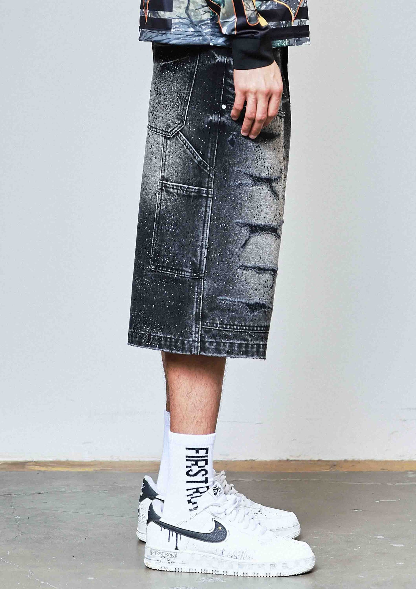RHINESTONE JORTS