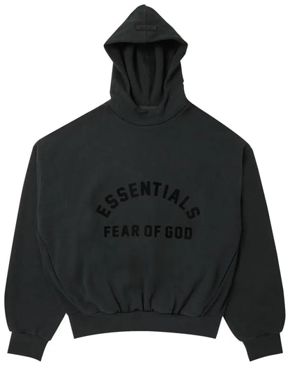 Essentials Black Arch Hoodie