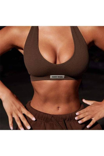 Halter top workout pants set hand made
