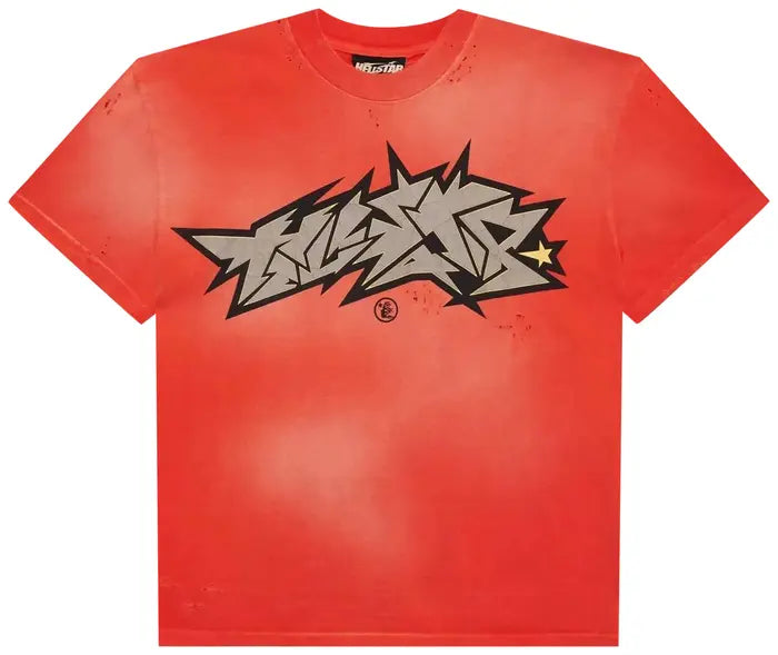 Hellstar Red Crack T Shirt