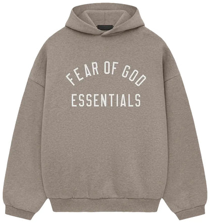 Essentials Heather Grey Arch Hoodie