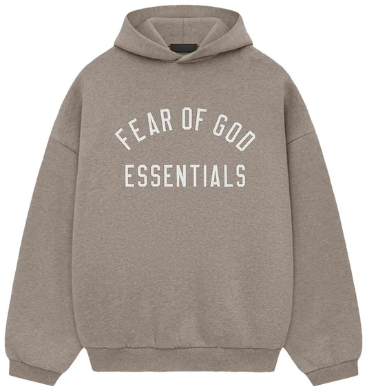 Essentials Heather Grey Arch Hoodie