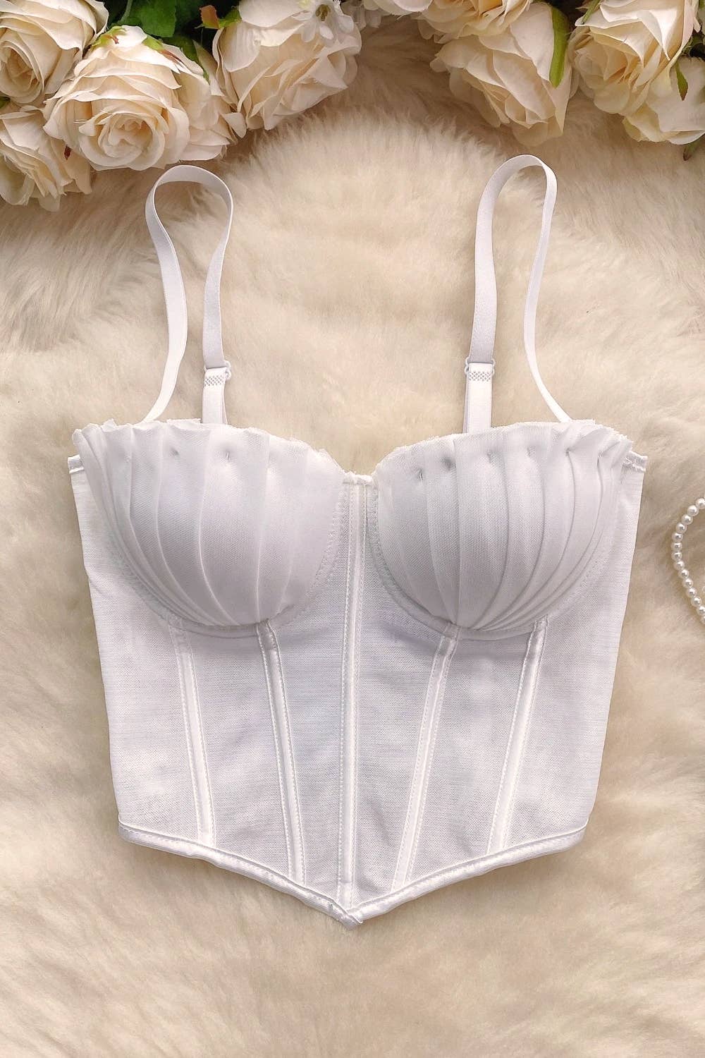 ARIEL MESH CORSET TOP