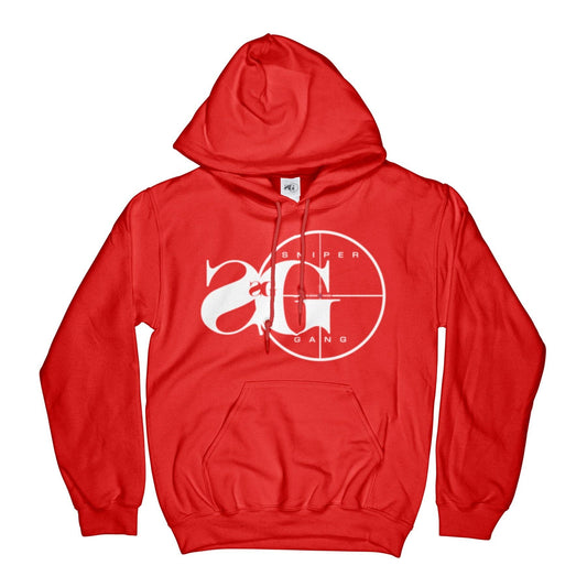 Hoodie: Sniper Gang Logo RED