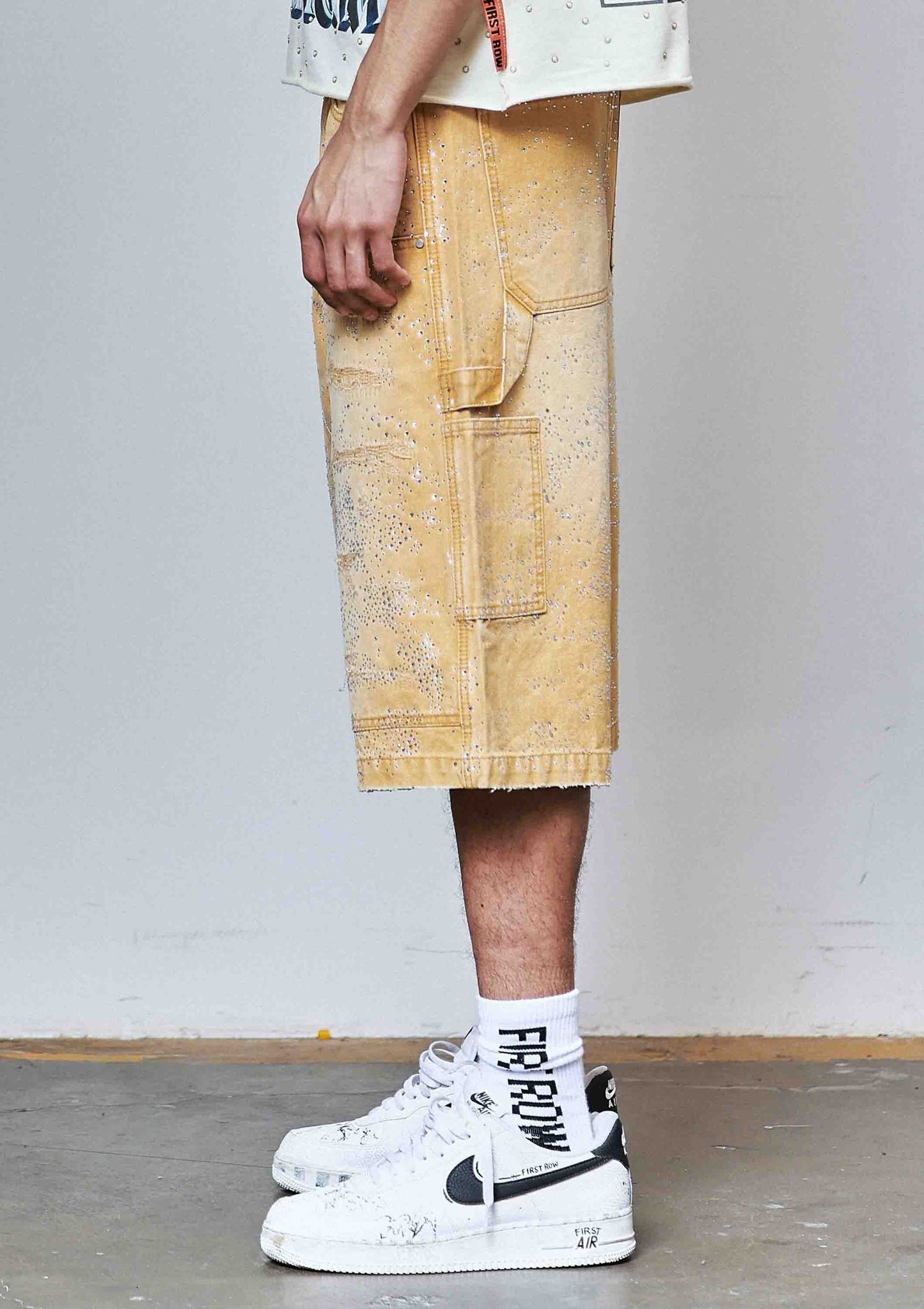 RHINESTONE JORTS
