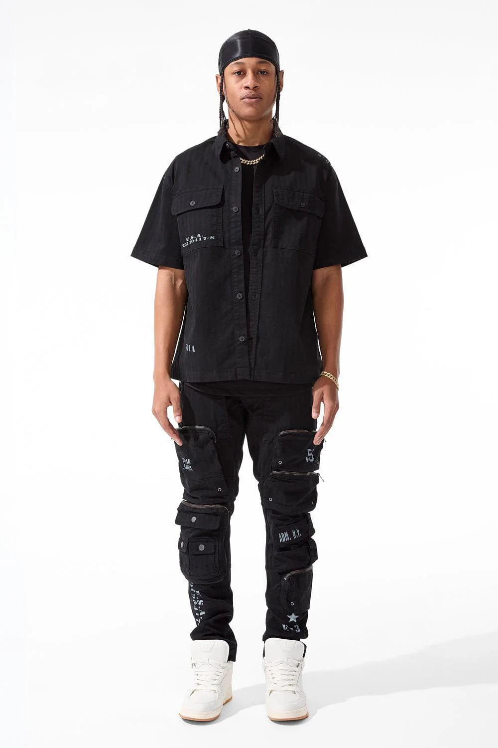 Jordan Craig Black Cargo Top