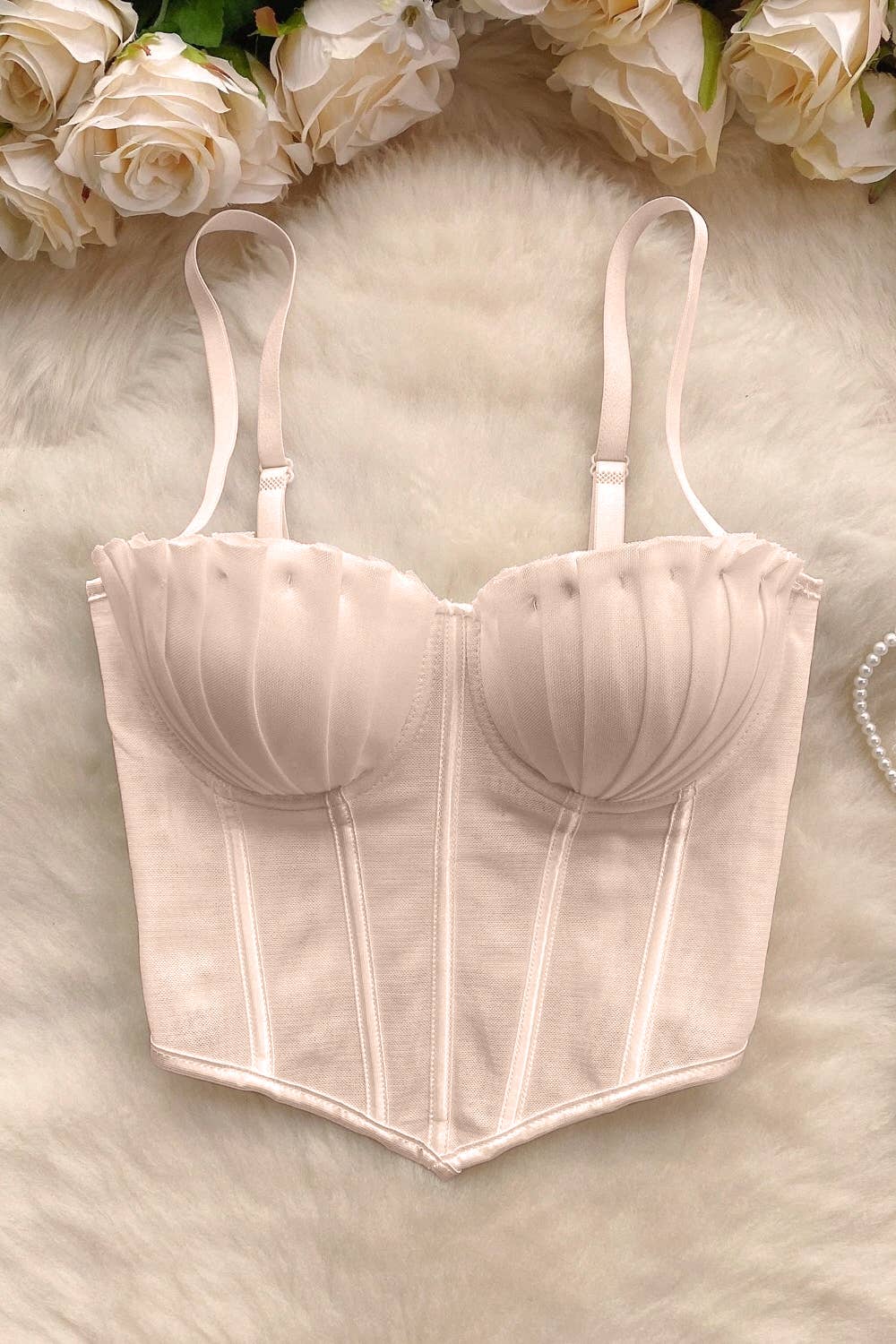 ARIEL MESH CORSET TOP